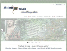 Tablet Screenshot of michelesinclair.com